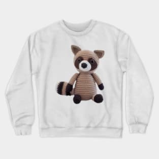 Crochet Raccoon Baby Toy Crewneck Sweatshirt